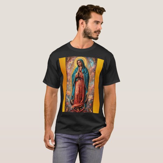グアダルーペの聖母 Tシャツ (正面フル)
