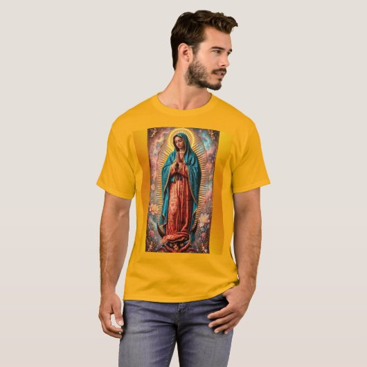 グアダルーペの聖母 Tシャツ (正面フル)