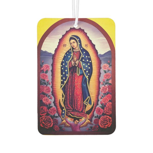 グアダルーペエアフレッシュナーの私たちの女性 カーエアーフレッシュナー (裏面)