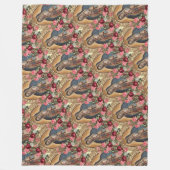 グアダルーペサンタマリアスペインのヴァージンF フリースブランケット (正面)