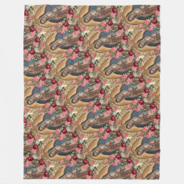 グアダルーペサンタマリアスペインのヴァージンF フリースブランケット