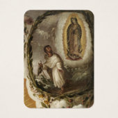 グアダルーペスペインのメアリー葬儀祈りの言葉ホリーカード (正面)