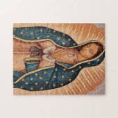 グアダルーペスペインのメアリー葬儀祈りの言葉ホリー ジグソーパズル (横)