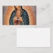 グアダルーペスペインのメアリー葬儀祈りの言葉ホリー 名刺 (正面/裏面)