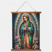 グアダルーペタペストリーの我々の女性 吊り下げ型タペストリー (正面)