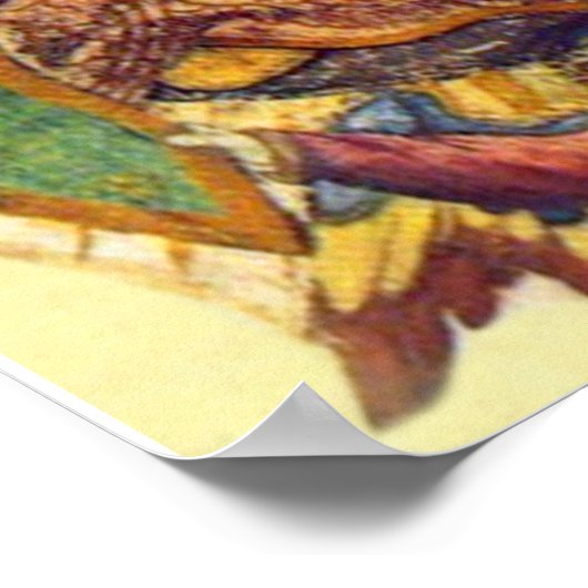 グアダルーペティルマの私たちの女性の画像12x36乙女原 ポスター (角)