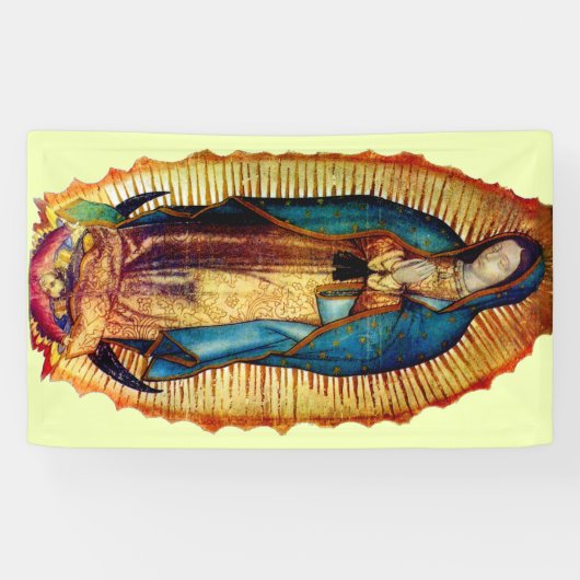 グアダルーペティルマヴァージンメアリーバナー 横断幕 (横)