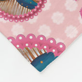 グアダルーペピンクのバラの我々の女性 フリースブランケット (角)