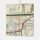 グアダルーペピークTXヴィンテージマップ セラミックオーナメント (左)