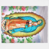 グアダルーペフローラ フリースブランケット (正面(横))