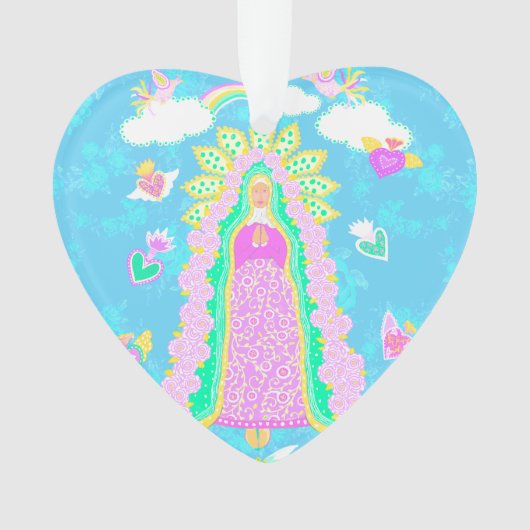 グアダルーペブルーの我々の女性 オーナメント (正面)