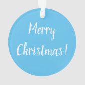 グアダルーペブルーの我々の女性 オーナメント (裏面)