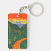 グアダルーペマウンテンズナショナルパークダブルサイド キーホルダー (裏面)