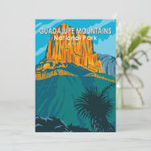 グアダルーペマウンテンズナショナルパークテキサス州ヴィンテージ シーズンカード (スタンド正面)