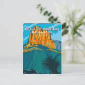 グアダルーペマウンテンズナショナルパークテキサス州ヴィンテージ ポストカード (スタンド正面)