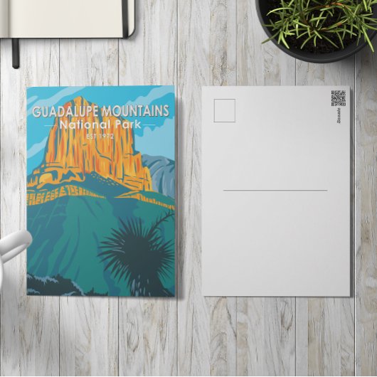グアダルーペマウンテンズナショナルパークテキサス州ヴィンテージ ポストカード