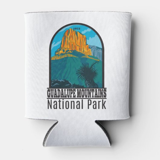 グアダルーペマウンテンズナショナルパークテキサス州ヴィンテージ 缶クーラー (正面)