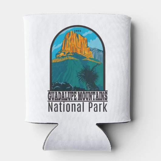 グアダルーペマウンテンズナショナルパークテキサス州ヴィンテージ 缶クーラー (裏面)