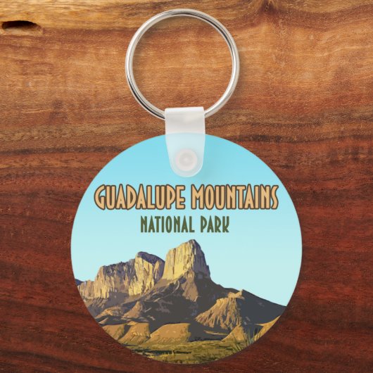 グアダルーペマウンテンズナショナルパークテキサス州 キーホルダー (正面)