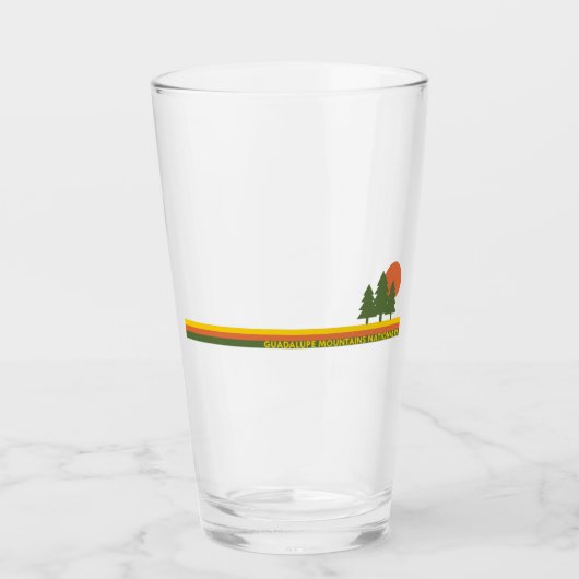 グアダルーペマウンテンズナショナルパークパインツリーズサン タンブラーグラス (正面)