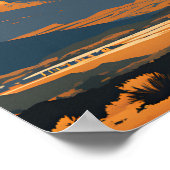 グアダルーペマウンテンズナショナルパークヴィンテージトラベル ポスター (角)