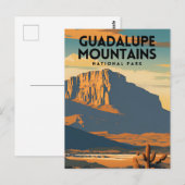 グアダルーペマウンテンズナショナルパークヴィンテージトラベル ポストカード (正面/裏面)