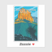 グアダルーペマウンテンズナショナルパークヴィンテージ シール (シート)