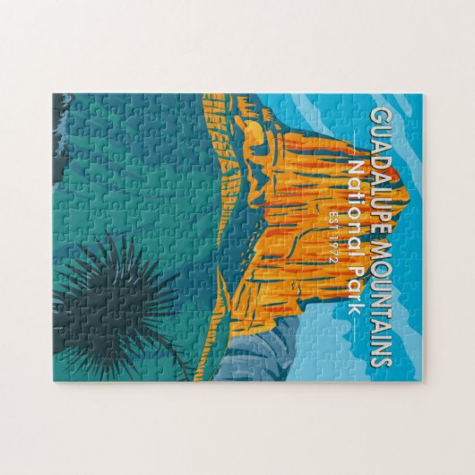 グアダルーペマウンテンズナショナルパークヴィンテージ ジグソーパズル (横)