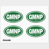 グアダルーペマウンテンズナショナルパーク 楕円形シール (シート)