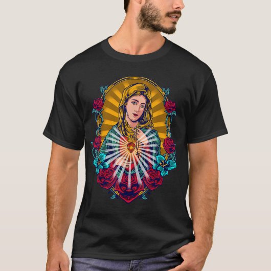グアダルーペメアリー夫人 Tシャツ (正面)