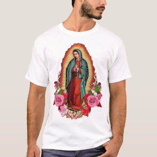 グアダルーペメキシコヴァージンの私たちの女性メアリーメキシコ Tシャツ
