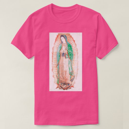 グアダルーペラージメキシコデザイン Tシャツ (デザイン正面)