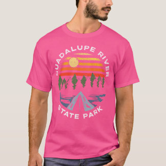 グアダルーペリバー州パークテキサス州キャンピングバケーション Tシャツ