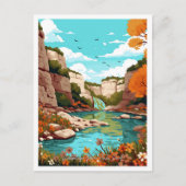 グアダルーペリバー州パークテキサス州ヴィンテージトラベル ポストカード (正面)