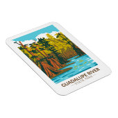 グアダルーペリバー州パークテキサス州ヴィンテージ マグネット (右側)