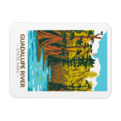 グアダルーペリバー州パークテキサス州ヴィンテージ マグネット (横)