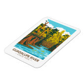 グアダルーペリバー州パークテキサス州ヴィンテージ マグネット (左側)