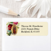 グアダルーペヴァージンマリーカトリックスペインの宗教 ラベル (インサイチュ)