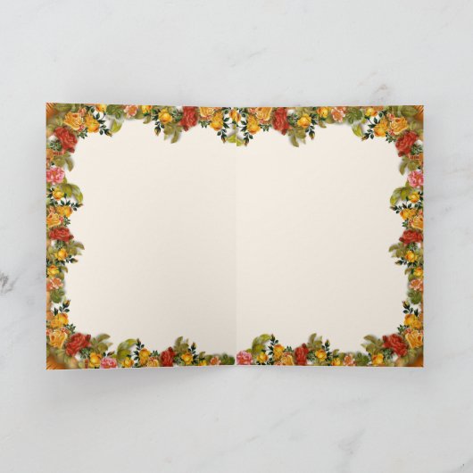 グアダルーペヴァージンメアリカトリックスペインのグラシアス サンキューカード (内部)