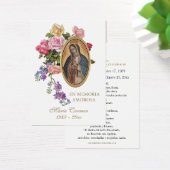 グアダルーペヴァージンメアリスペインのー葬儀神聖祈りの言葉 (デスク)