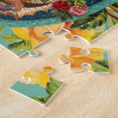 グアダルーペヴァージンメアリーイエローローローズフェイスリー ジグソーパズル (側面)