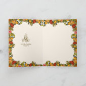 グアダルーペヴァージンメアリーカトリック宗教バラ サンキューカード (内部)