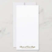 グアダルーペヴァージンメアリー弔スペインの弔慰T サンキューカード (裏面)