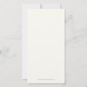 グアダルーペヴァージンメアリー葬式の哀悼スペインのの意 サンキューカード (裏面)