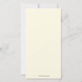 グアダルーペヴァージンメアリー葬式の哀悼スペインのの意 サンキューカード (裏面)