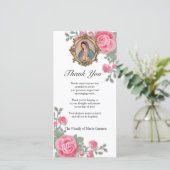 グアダルーペヴァージンメアリー葬式の哀悼スペインのの意 サンキューカード (スタンド正面)