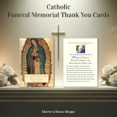 グアダルーペヴァージンメアリ葬儀祈りの言葉ホリーカード