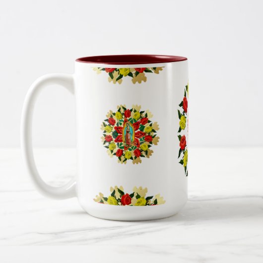 グアダルーペヴァージン聖母 ツートーンマグカップ (左)