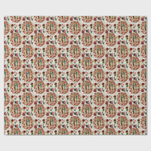 グアダルーペヴァージン聖母 ラッピングペーパー (フラット)