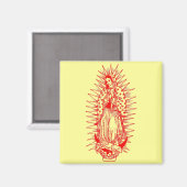 グアダルーペヴァージン マグネット (正面/裏面)